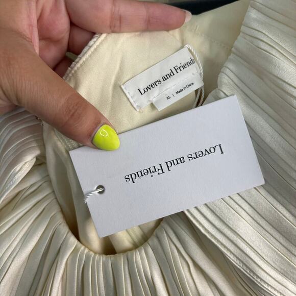 Lovers and Friends Ella Mini Dress Ivory Size XS NWT - Picture 6 of 6